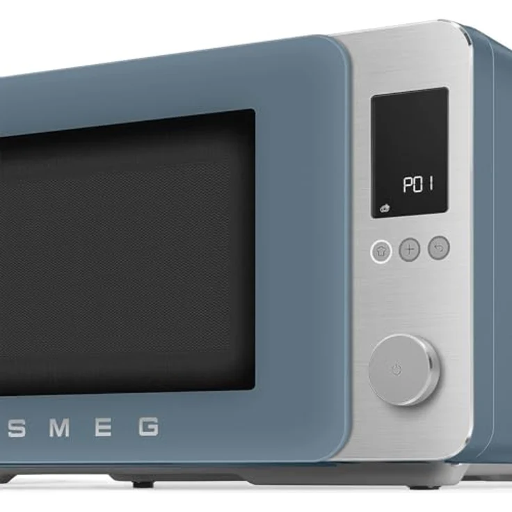 Smeg MOC02SBMEU Kombi-Mikrowelle in Storm Blue, 9 Garfunktionen, Inverter-Technologie, 25 Automatikprogramme – Bild 4
