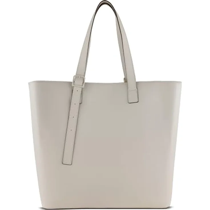 bugatti Zita Shopper Tasche 47 cm, grau, 100% Polyurethan, ideale Einkaufstasche