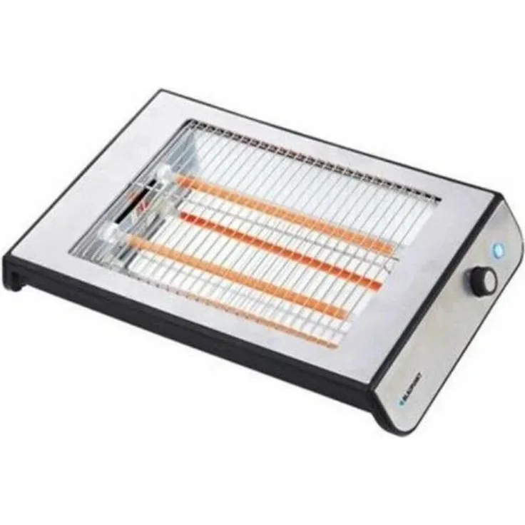 Blaupunkt BP4004, Edelstahl-Kochplatte mit 600W Leistung und Maple-Design, Silber