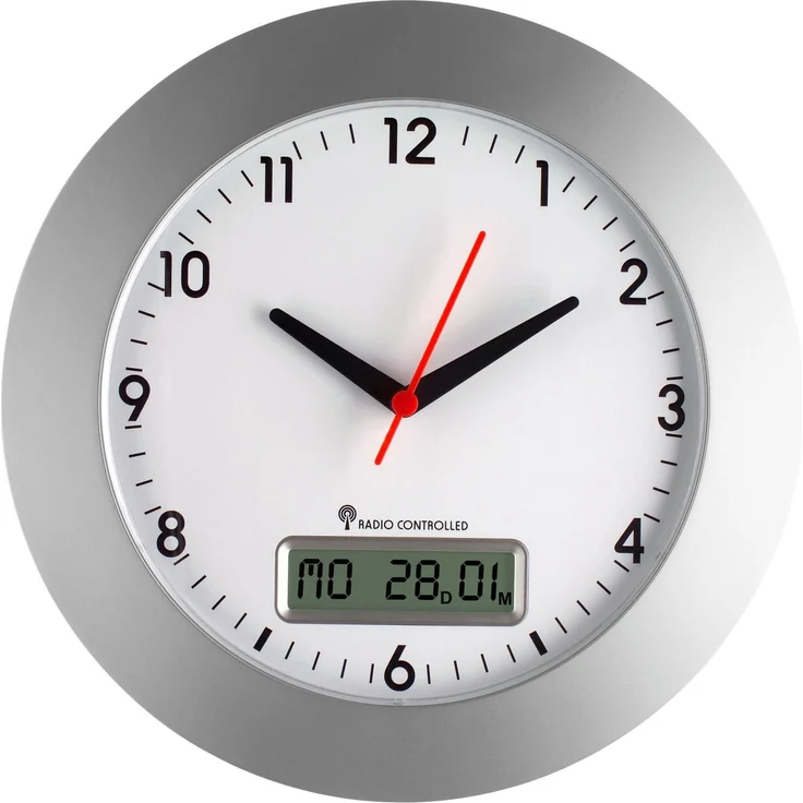 TFA, Wanduhr, Funk-Wanduhr (30 cm) – Bild 1