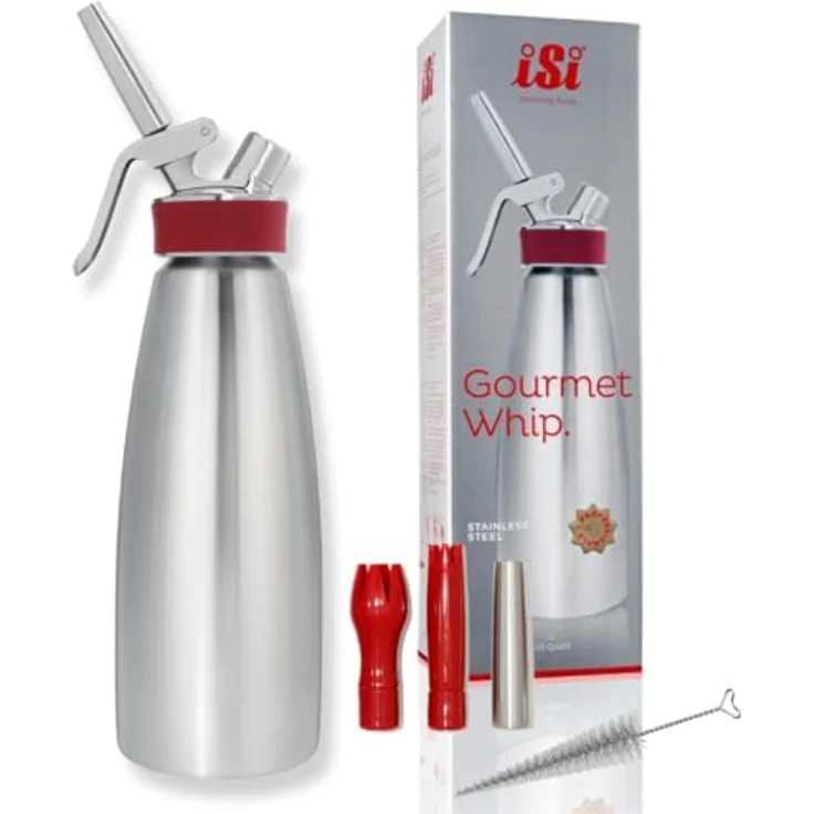 iSi Gourmet Whip Plus 1 Liter Sahnespender für Schlagsahne – Bild 2