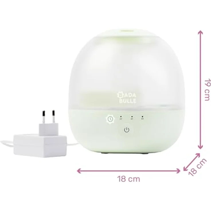 Badabulle Bubble, Luftbefeuchter für optimale Luftfeuchtigkeit, beige – Bild 3