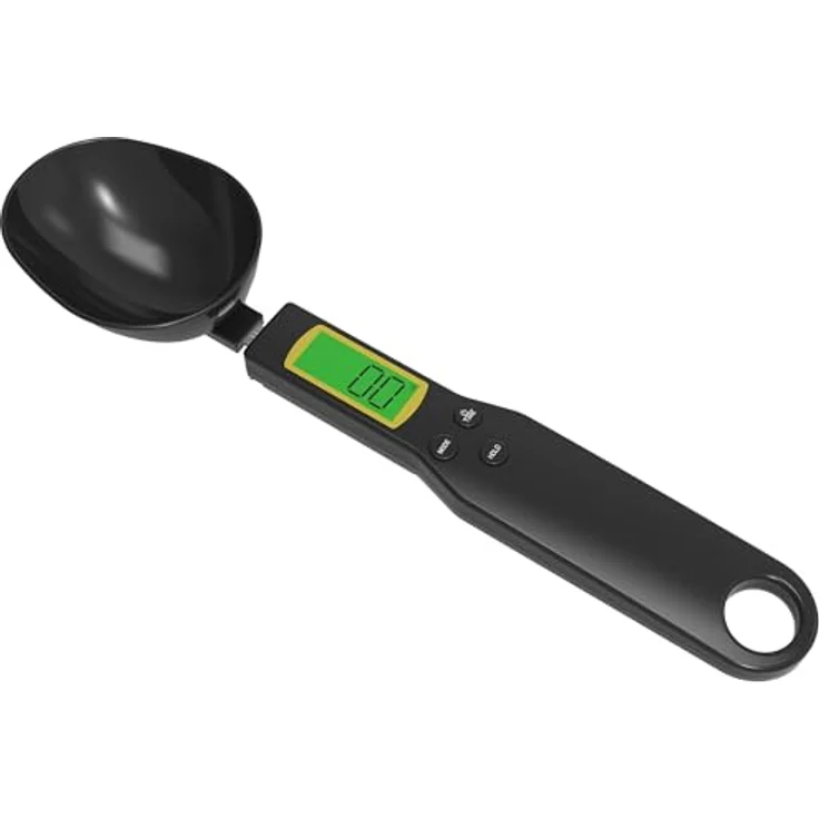 ChiliTec Löffelwaage 1-500g 0,1g genau Digitaler Messlöffel Wiegelöffel präzise Feinwaage mit Display Küchenwaage, ABS Kunststoff, schwarz: Tests, Infos & Preisvergleich