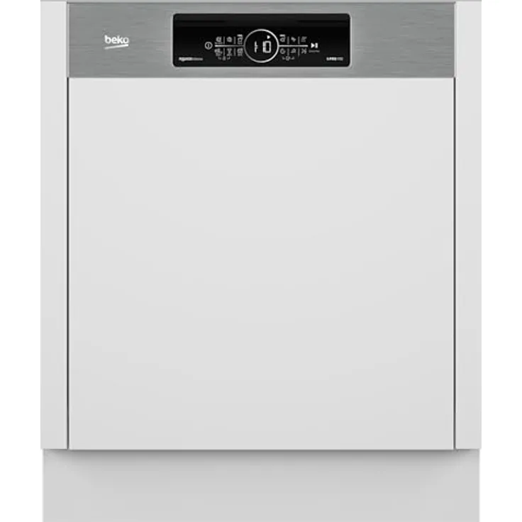 Beko B300 BDSN36541XP, Unterbau-Geschirrspüler mit SensorAdapt, flexibler Besteckschublade und PowerIntense, Edelstahl, höher