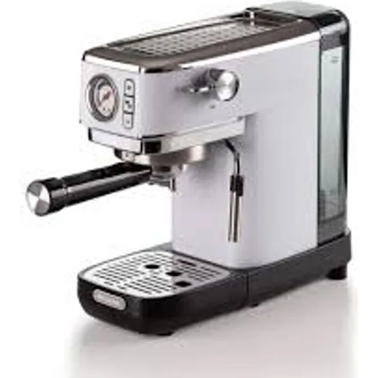 Ariete 1381/34, manuelle Espressomaschine mit 1300W, 1.1 L Wassertank, integriertes Milchsystem, 15 Bar Pumpendruck