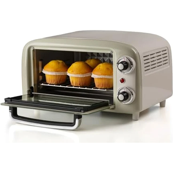 Ariete Minibackofen Ariete Mini-Backofen Vintage Beige, 800 Watt, 10 Liter – Bild 2