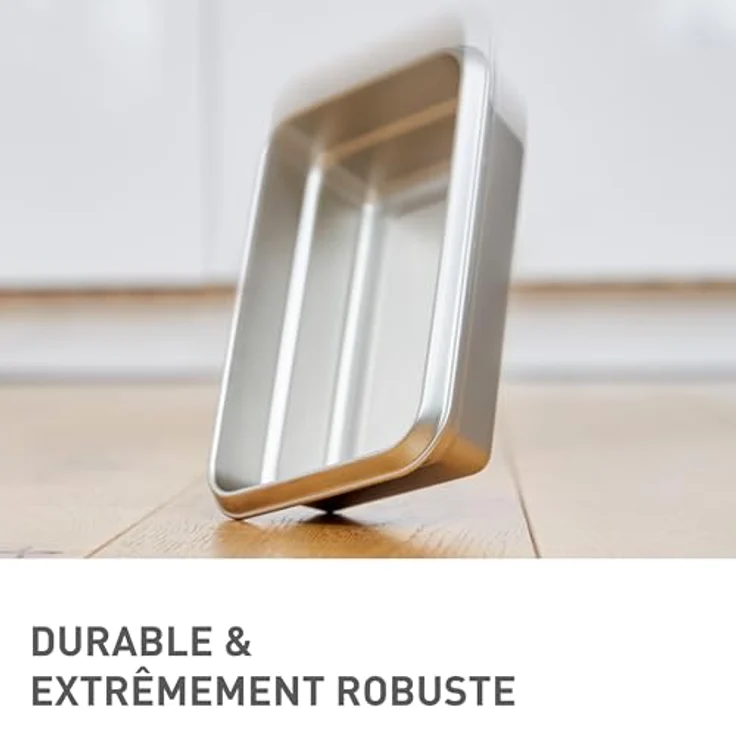 Tefal 2 L Master Seal, rechteckiger Vorratsbehälter aus Edelstahl, spülmaschinenfest, mit Unterteilung für organisierte Lebensmittelaufbewahrung – Bild 4