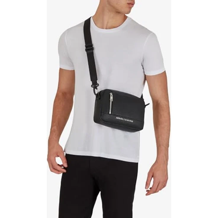 ARMANI EXCHANGE Umhängetasche Herren Synthetisch CAMERA CASE, einfarbig – Bild 3