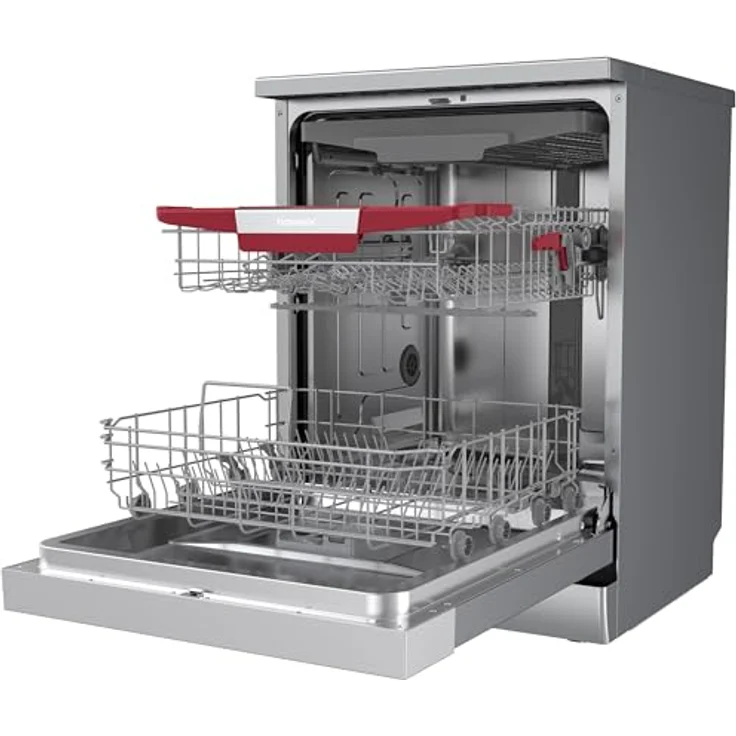 homeX DWFS601444C-S Geschirrspüler 60 cm, freistehend mit 14 Maßgedecken, 7 Programmen, AquaStop, 44 dB, unterbaufähig – Bild 12