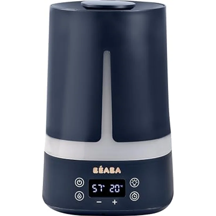 Béaba Zen Air Luftbefeuchter für Baby, Nachtblau, 4 l, 27 Stunden Autonomie, leise, Nachtlicht 7 Farben, 3 Helligkeitsstufen, Düse 360°, 2 Modi, LED-Display, Timer – Bild 1
