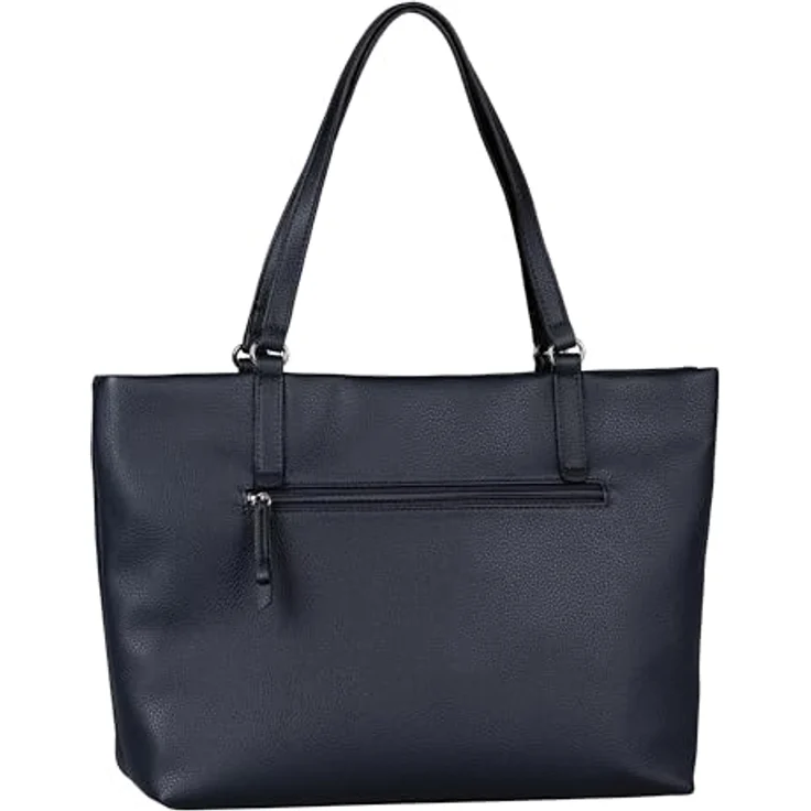 TOM TAILOR Shopper Beca, aus hochwertigem Kunstleder mit funktionalen Details, schwarz – Bild 2