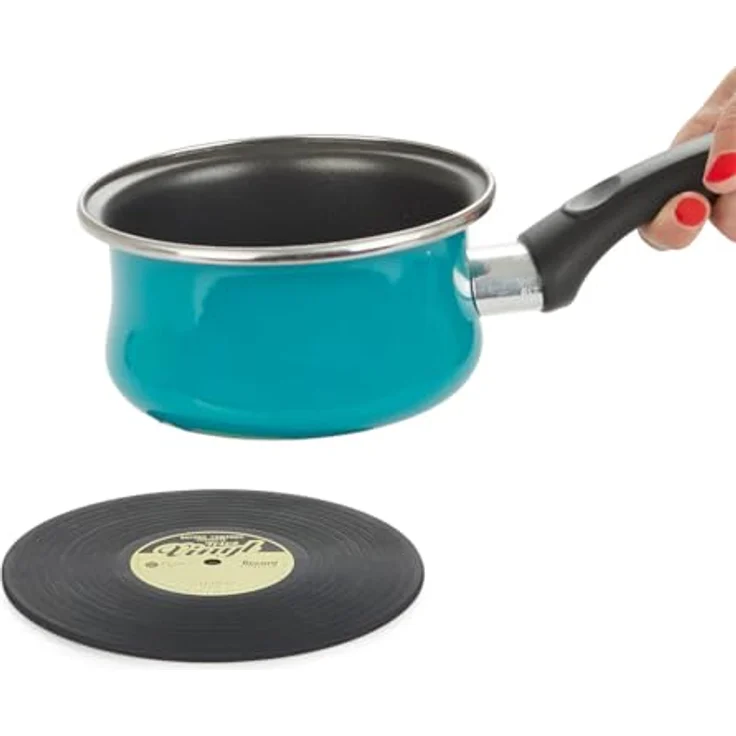 pan Coaster The Coaster 15 cm Silikon schwarz-gelb – Bild 3