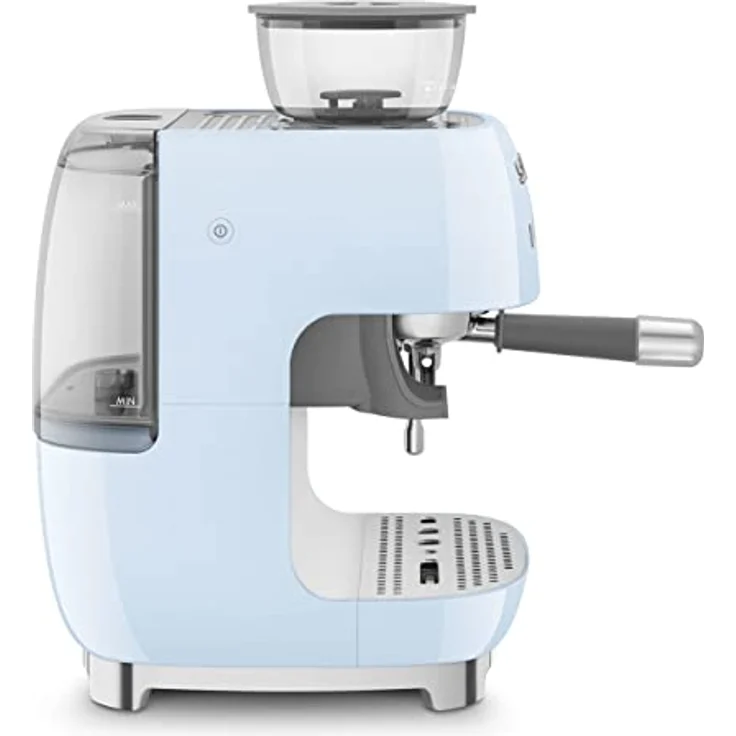 Smeg EGF03PBEU Espressomaschine, Kaffeevollautomat 50s Style, Pastellblau – Bild 3