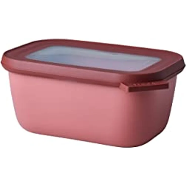 Mepal Multischüssel Cirqula rechteckig 750 ml - Vivid mauve, Vorratsdose aus hochwertigem Kunststoff – Bild 2