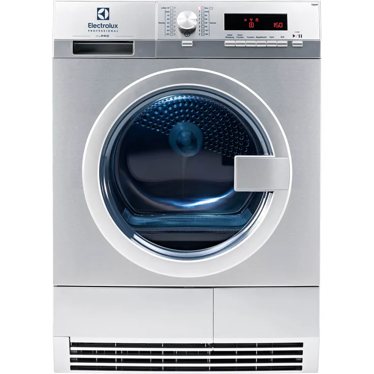 Electrolux Professional TE8HP myPRO, Wäschetrockner mit Wärmepumpe, 8 kg, Edelstahl, 16 Programme