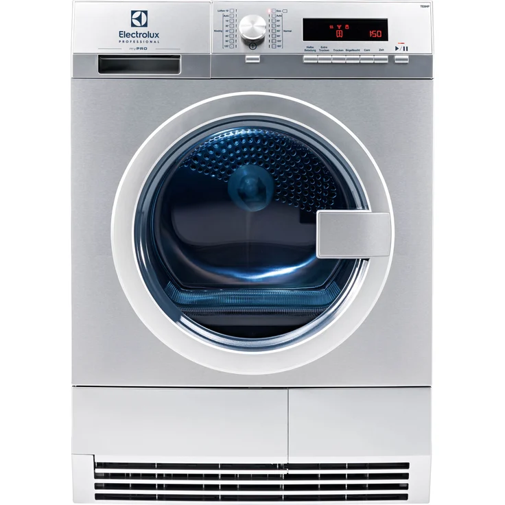 Electrolux Professional TE8HP myPRO, Wäschetrockner mit Wärmepumpe, 8 kg, Edelstahl, 16 Programme