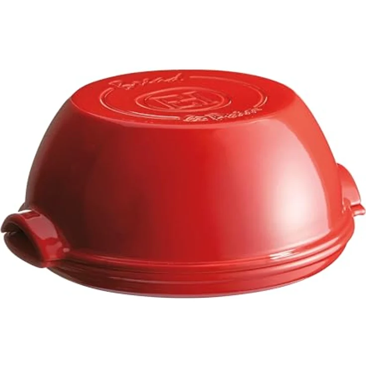 Emile Henry Brotbackform rund 32,5 cm Wein (34-5507) – Bild 2