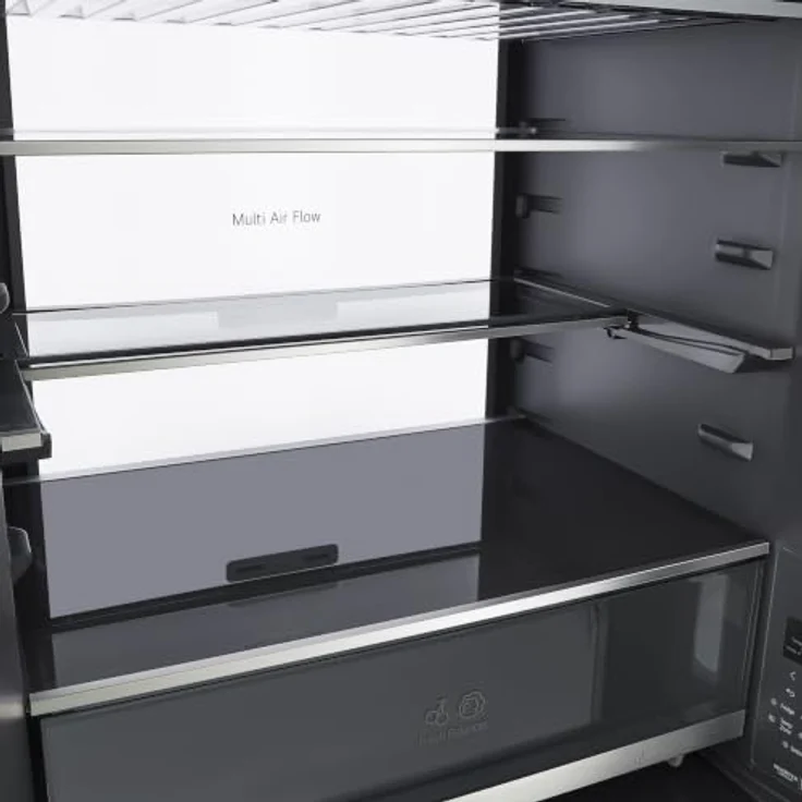 LG GBGW92GCEV, Kühl-Gefrierkombination mit 465 l, NoFrost, Fresh Zone Fach, Schwarz – Bild 27