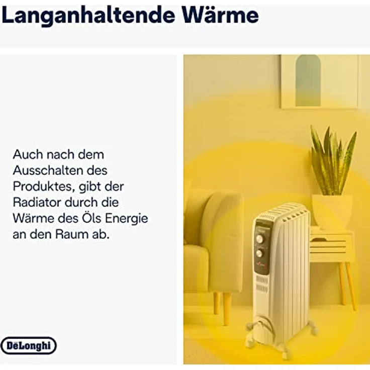 De’Longhi Dragon 4 TRD4 0615 Öl-Radiator 230 V, 50 Hz, Radiator – Bild 3