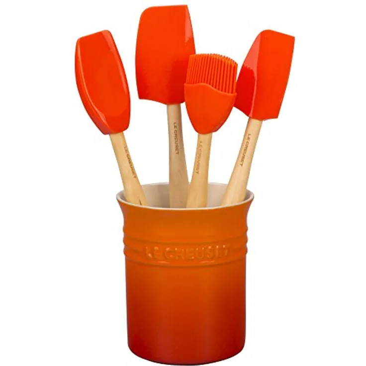 Le Creuset Classic Kochkellen-Set 5tlg. Craft (1.1 L), Ofenrot, 91057001090000