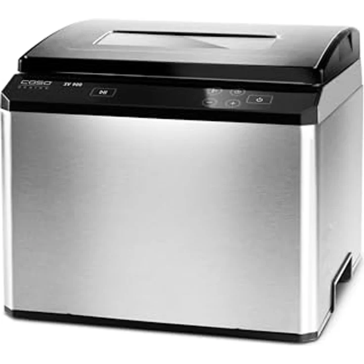 Caso SV900 Sous Vide Garer, 2000 Watt, 9 Liter Fassungsvermögen, perfektes Vakuum garen im Wasserbad für bis zu 5 Portionen, Niedertemperaturgarer 30°C bis 90°C in 0,1°C-Schritten – Bild 4