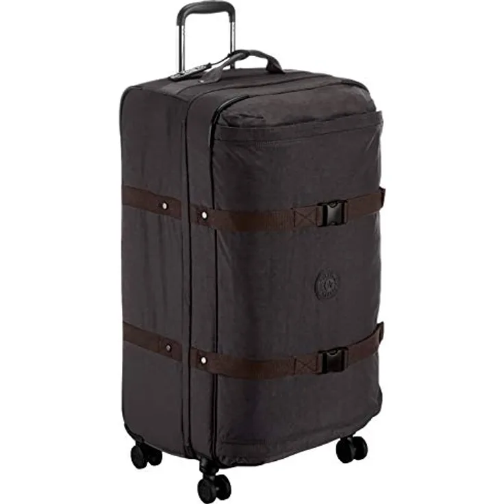 Kipling SPONTANEOUS L, Großer 4-Rollen-Koffer 360° mit Elastische Träger, TSA-Schloss, 78 cm, 101 L, Black Noir