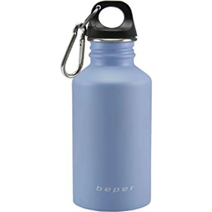 Beper Isolierflasche mit Karabiner hellblau – Bild 2