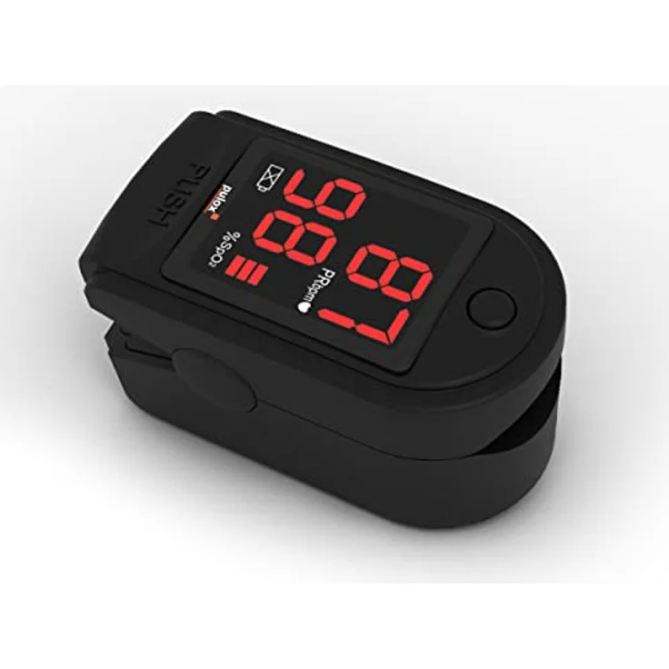 Pulsoximeter PULOX PO-100 Solo in Schwarz – Bild 1