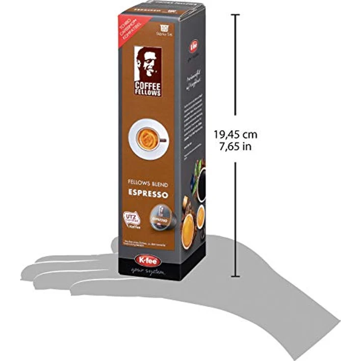 Coffee Fellows BLEND ESPRESSO Kaffeekapseln, 120 Stück, kompatibel mit Tchibo Cafissimo(R)*, 12er Pack (12 x 78 g) – Bild 3