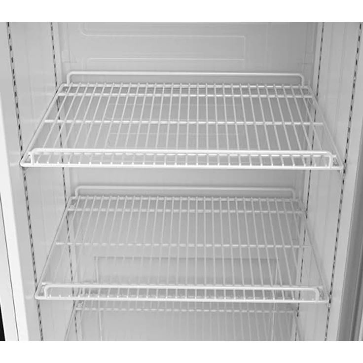 SCHOEPF GKS350 Getränkekühlschrank, Umluft-Kühlung, 347 l, 5 verstellbare Drahtablagen, 194,5 cm Höhe, Weiß – Bild 3