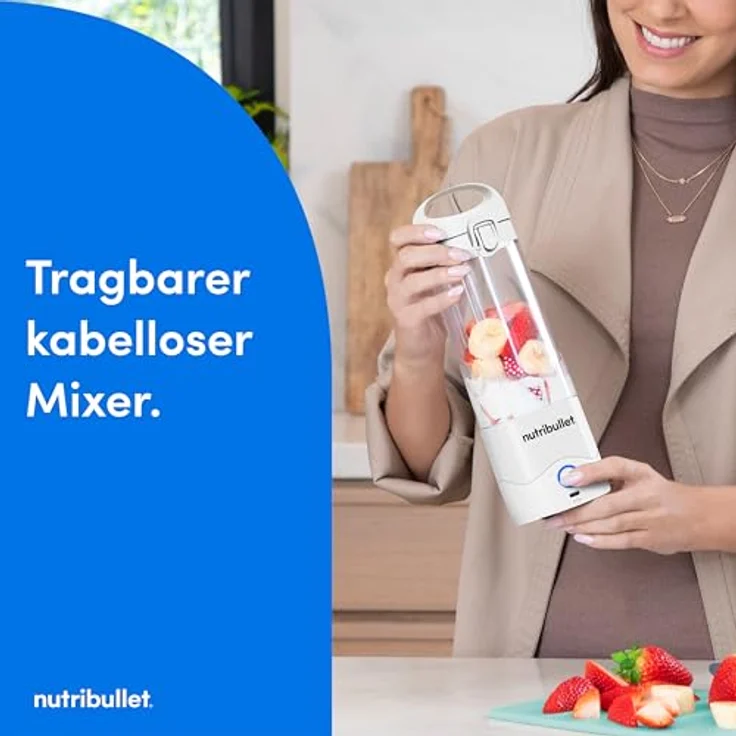 NutriBullet NBP003W, Standmixer, Weiss – Bild 2