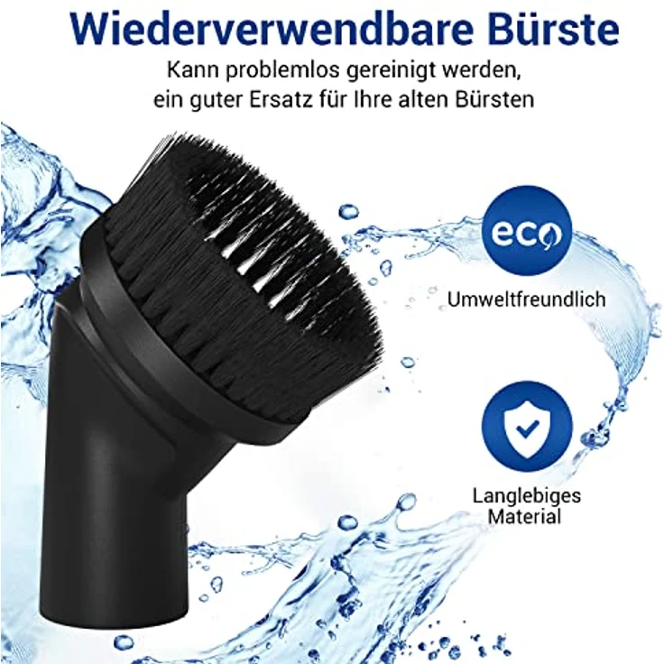 VIOKS Saugpinsel Staubsauger Aufsatz Bürste/Staubsaugerbürste Universal für 35mm RohrØ - Staubsauger Bürste 35mm & Siemens Staubsauger Zubehör – Bild 5