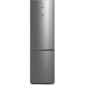 Bild für Midea MDRB521MGB02 Kühl-/Gefrierkombination/NoFrost/Inverter Kompressor/Metal Cooling/Niedrigtemperaturzone/180° Verstellbare Gefrierfach-Schublade/201 cm hoch/256 L Kühlteil/122 L Gefrierteil