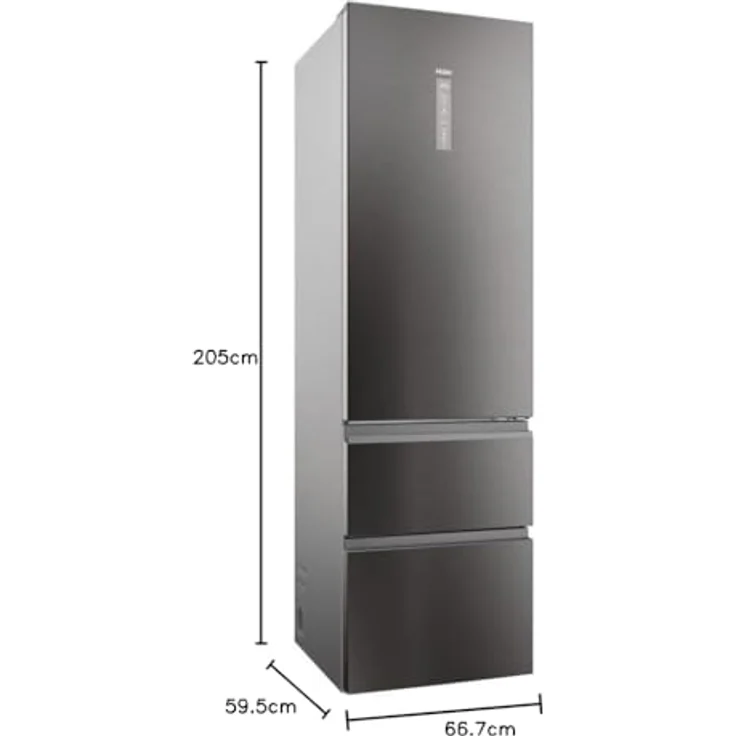 Haier HTW5620CNMP Kühl-Gefrierkombination/Total No Frost, freistehend, 125 l Gefriervolumen, 289 l Kühlvolumen – Bild 14