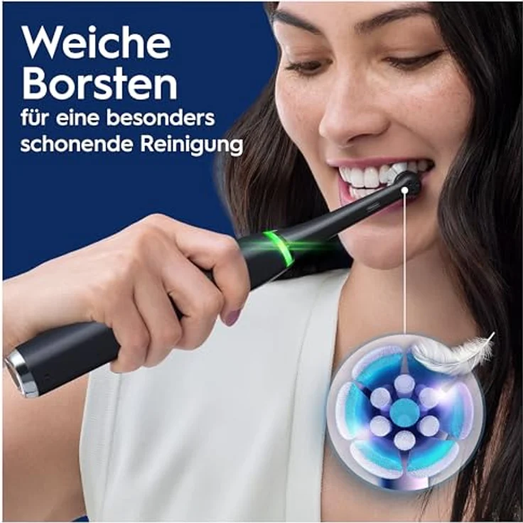 Oral-B iO Series 9 Black Onyx/Rose Quartz Elektrische Zahnbürste mit 2. Handstück – Bild 3
