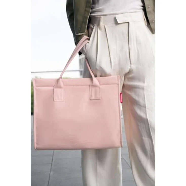 Reisenthel Shopper Daily Shopper, wasserabweisend aus recyceltem Polyester, groß, 42 x 17 x 35 cm, Nude – Bild 7