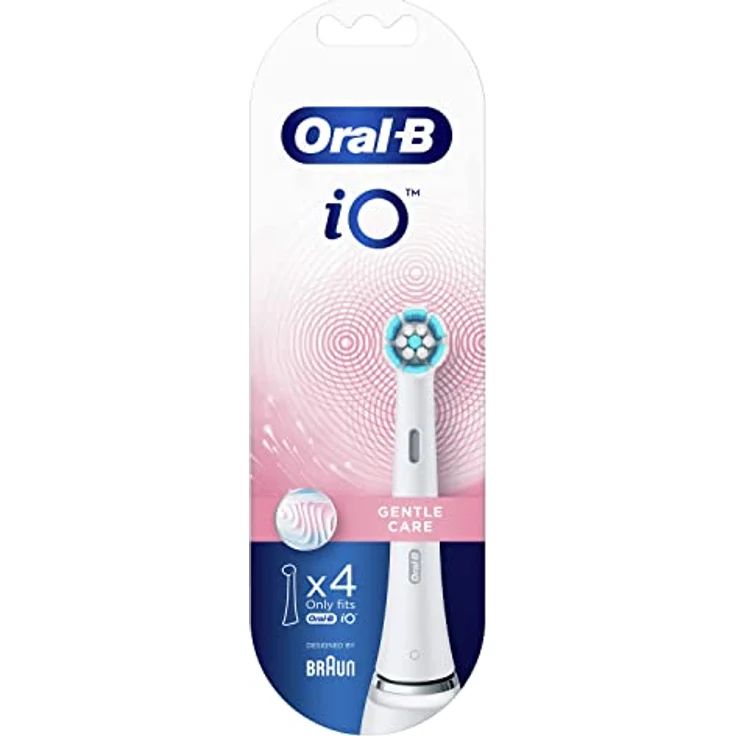Oral-B iO Gentle Care Zahnbürstenspitzen, Packung mit 4 Stück – Bild 1