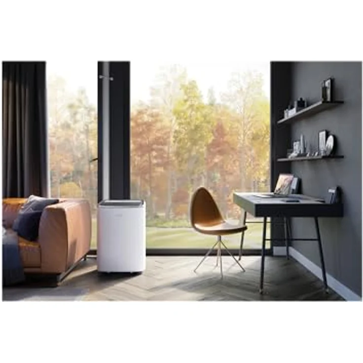 AEG Chillflex Pro AXP26U338CW mobiles Klimagerät (LED Display, Touch-Buttons, Fernbedienung, 30-40 m², Kühlfunktion, Ventilator, Entfeuchtungsfunktion, Automatik, weiß-silber-schwarz) – Bild 7