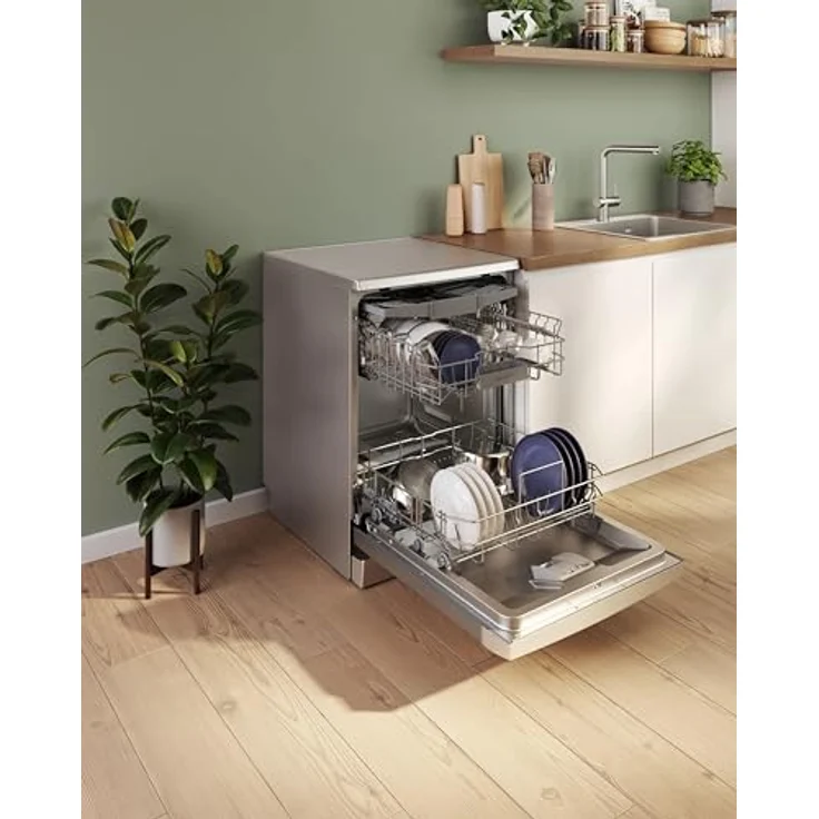 Bosch Serie 4 SMS4HMI09E, Freistehender Geschirrspüler, Edelstahl, 14 Maßgedecke, Standardgröße (60 cm) – Bild 9