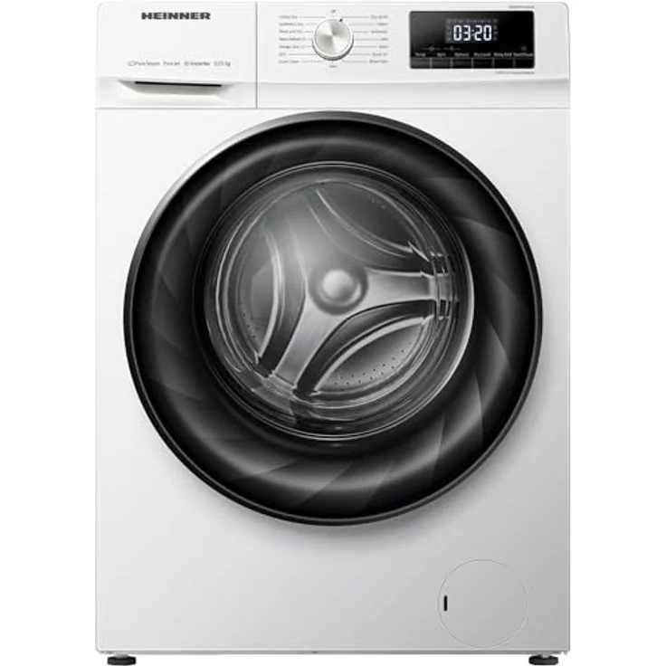 Heinner HWDM-H10614A Waschtrockner, 10 kg Waschen/6 kg Trocknen, 1400 U/min, Allergie-Dampf, Weiß – Bild 1