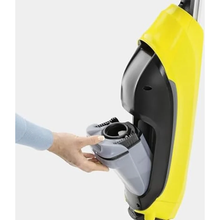 Kärcher FC 5 Cordless Elektrischer Bodenreiniger zum Wischen mit Saugfunktion (Flächenleistung je Tankfüllung: 60 m², waschbare Mikrofaserwalze, flexibles Drehgelenk) – Bild 5