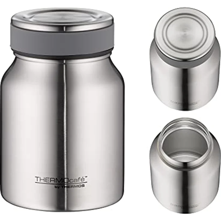 ThermoCafé by THERMOS Thermobehälter für Essen, Edelstahl mattiert 500ml - Isolier-Speisegefäß für Suppe oder Müsli, dicht, spülmaschinenfest, 9 Stunden heiß, 14 Stunden kalt, BPA-Free - 4077.205.050 – Bild 2