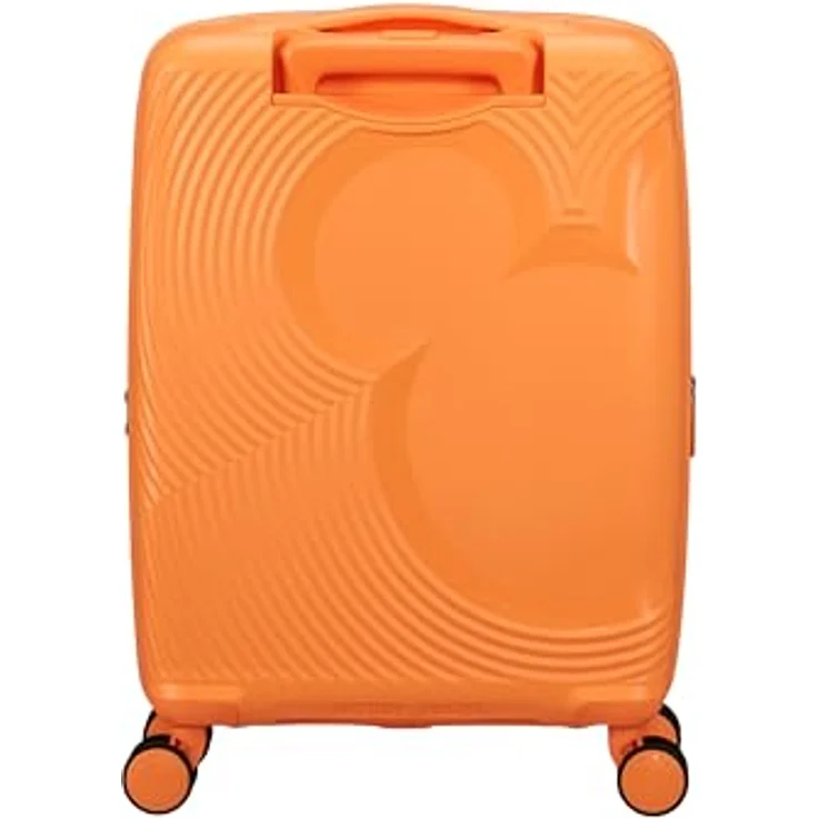American Tourister Mickey Magic Handgepäckkoffer 55 x 40 x 20/23 cm, Hartschalen Kabinentrolley mit TSA-Schloss, 37/44 L, orange (Mickey Peachy Orange) – Bild 4