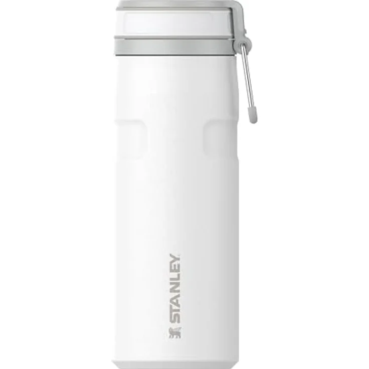STANLEY IceFlowBottle Twist Flip 0.47L, Kühlt 8 Stunden, 40 Stunden eisgekühlt, auslaufsicher, spülmaschinenfest, recycelter Edelstahl, BPA-frei, frost – Bild 1
