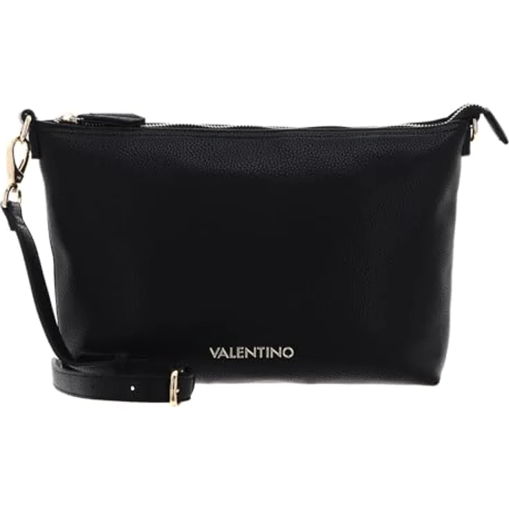 VALENTINO BAGS Umhängetasche BRIXTON, Schultertasche aus hochwertigem Lederimitat, ca. 30x20x6 cm, mit Reißverschlussfach, verstellbarem Schulterriemen, schwarz – Bild 1