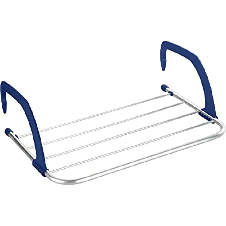 WENKO 63001100 Balkonwäschetrockner Alu, Aluminium, 53.5 x 16 x 34 cm, Aluminium – Bild 2