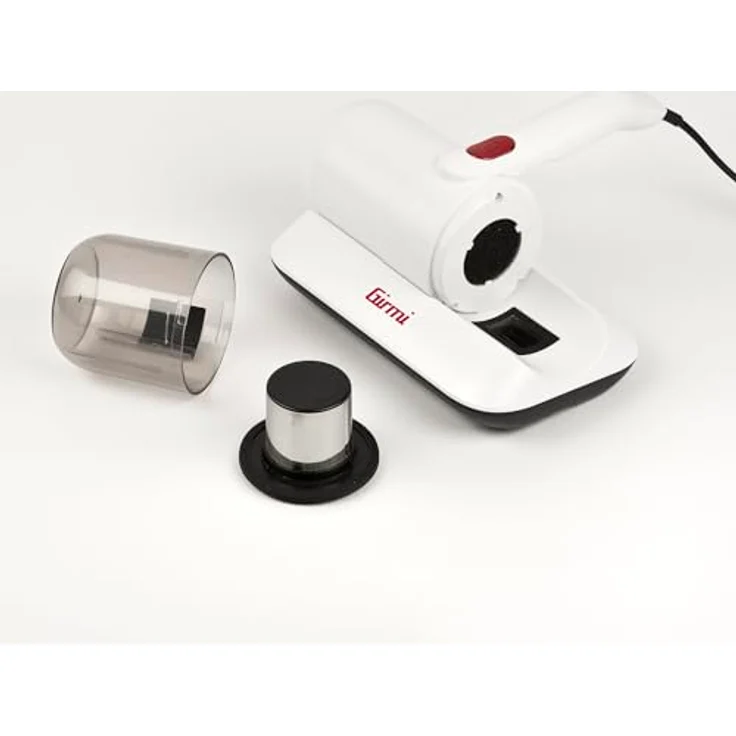Girmi Vibra-Clean AP25 Milbensauger für Matratzen, 300 W, 12 kPa Saugkraft, UV-Lampe, Doppeltes Filtersystem (Metall + HEPA), VibraWave-Pads, leichtgewichtig – Bild 5