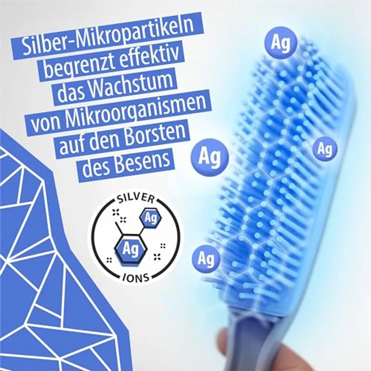 Camptropia Kehrmaschine, Kehrschaufel, Bürste, Kutterschaufel grau – Bild 8