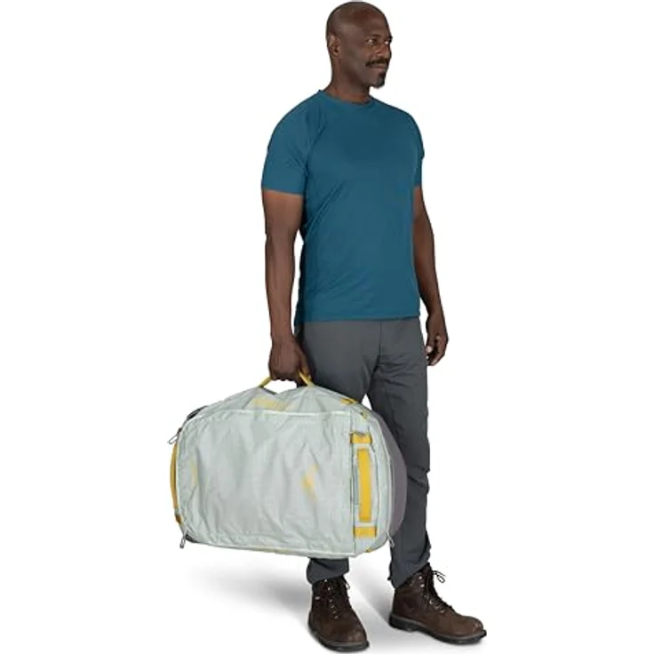 Osprey Transporter 65, Weekender Reisetasche aus 100% Nylon, 41 cm x 30 cm x 68 cm, frostige Minze-Soundwave Grau – Bild 8