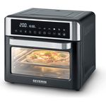 Severin Minibackofen TO 2077, Toastofen mit Garraumbeleuchtung und kompakter Bauweise